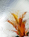 Ocean glue chip textured glass